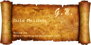 Guld Melinda névjegykártya